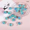 Estrela da Sinfonia Bola Geométrica 16mm Resina Furo Passante Contas Soltas Corrente de Celular DIY Caneta com Contas Pingente Acessórios de Joia
