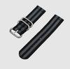 Correa de liberación rápida para Samsung Gear S3 S2 Correa de reloj de lona de nailon engrosada 9 colores (Pin de Mes 8000)