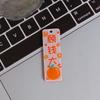 Llavero de tarjeta de texto acrílica de doble cara original etiqueta para llaves paquete de materiales para accesorios de joyería diy colgante para joyería colgante