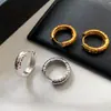 Pendientes de Hielo Triturado Dorado Chapado en Oro Real de 18 Quilates Lujo Accesible de Gama Alta Exquisitos Pendientes de Nicho Pendientes Únicos Elegantes