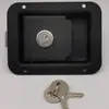 Ms858A Trailler RV Trailler Caminhão Caixa de Ferramentas Fechadura Aço Inoxidável Polido Fechadura de Caixa Embutida Fechadura Anti-Colisão
