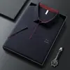 Camiseta tipo polo de verano sin costuras para hombre, top de moda para hombre, camiseta ligera de media manga