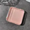 Use uma caixa de armazenamento de camada dupla ferramentas de arte de unha alta permeabilidade à prova de poeira fivela à prova d'água design armazenamento suprimentos convenientes atacado