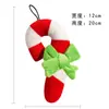 Venta directa de fábrica juguete para gato Papá Noel reno peluche con sonido mascota regalo de Navidad palo teaser para gato suministros