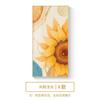 Pintura decorativa de lujo moderna y ligera de puerta a puerta para pasillo, mural abstracto con flores para el final del pasillo, pintura colgante para el respaldo del sofá