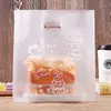 Bolsas de Plástico Personalizadas para Empaque para Llevar, Pasteles de Panadería, Bolsas para Empaque de Postres, Bolsas de Cuatro Dedos, Gran Capacidad