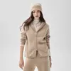 Chapéu 100% cashmere puro, unissex, gorro de malha casual, quente para outono e inverno, faz o rosto parecer menor, espessado para aquecimento extra