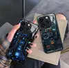 Comercio Exterior Más Vendido Cabina de Tecnología Futura iPhone 16 Funda para Teléfono de Gama Alta Apple 17 para Hombre Funda Dura de Cristal
