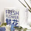 Día de la Mujer, Bolsa de Regalo Día de la Diosa, Bolsa de Papel tipo Bandolera Cuadrada, Bolsa para Snacks de Regalo, Ver Flores, Feliz Suerte