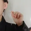 Pendientes de Borla con Lazo de Diamante Flash Asimétrico Avanzado 2021 Nueva Moda Popular Celebridad de Internet Pendientes Elegantes para Mujer