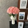 Flores Artificiales, Ramo de 18 Cabezas de Rosas de Perla, Decoración de Boda y Hotel, Arreglo Floral Artificial, Arreglo Floral para Pasillo, Decoración de Arco, Flores Artificiales