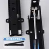 Herraje para Taburete Invisible para Cambiar Zapatos Amortiguador Montado en Pared Silla de Entrada Oculta Gabinete de Zapatos Marco de Soporte para Taburete para Ponerse Zapatos Accesorios para Taburete Plegable