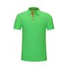Playera de manga corta de secado rápido, overol de combinación de colores de solapa personalizada, polo personalizado, ropa publicitaria corporativa, logotipo estampado