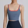 Sujetador deportivo bicolor para mujer, camiseta sin mangas de verano para correr y fitness, chaleco de yoga, secado rápido, sujetador de fitness de nailon que conserva la forma para uso en exteriores