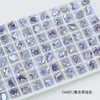 Dongzhou Cabeza de Gato Arte para Uñas Diamante Joyería Accesorios Punto Brillante Fondo Puntiagudo Diamante de Vidrio Nuevo Uña Diamante Pegajoso Uña Portátil Montículo de Uñas Diamante