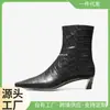 Novo Modelo 2025 71816W Meia Lua Tang t Moda Pronta para Usar Transfronteiriça Tamanho Grande Sapatos Femininos para Atacado Transfronteiriço Tamanho Grande