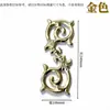 Flor decorativa de puerta de acero inoxidable 304 3103 flor de doble fénix patio de villa puertas y ventanas grandes valla de balcón soldadura estampado