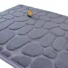 Tapete de porta de banheiro de alta qualidade tapete de banheiro microfibra coral algodão com memória entrada da porta tapete de porta atacado
