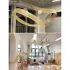 Ornamento Suspenso Nacional Chinês Estilo Antigo Salão de Jardim de Infância Corredor Sala de Aula Tema de Classe Criação Ambiental Layout Decoração Arranjo de Tecelagem de Bambu
