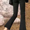 Jeans Negros Micro La para Mujer 2024 Primavera y Otoño Nuevas Explosiones Pantalones de Campana Pequeños para Mujer Otoño e Invierno
