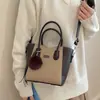 Bolsa Tote Pequena Diversos para Trabalho Feminina 2026 Nova Outono Retro Moda Trabalho Ombro Único Transversal Asa Bolsa