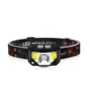 Luz Sensor Mini Recargable Transfronteriza para Montar en la Cabeza para Ciclismo y Carrera al Aire Libre, Linterna Frontal Pequeña Led Portátil