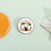 Broche con estampado de fantasma y gatito negro estilo Halloween europeo y americano, insignia de decoración de pin de dibujos animados de fantasma lindo