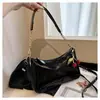 Bolso de axila de color liso, moderno y sencillo para mujer, nuevo modelo 2026, bolso de mano de un solo hombro, bolso bandolera con textura, bolso de mano