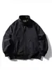 2025 Chaqueta de Vuelo de Trabajo con Cuello Alto Americano para Hombre Otoño Marca de Moda Tops Sueltos para Chicos