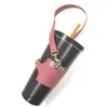 Juego de tazas de té de leche de venta caliente transfronterizo tamaño ajustable juego de tazas de cuero diámetro 75-95 mm juego de tazas de café versión mejorada