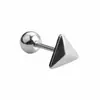 Aretes de Acero Inoxidable de Venta Caliente Transfronteriza, Pendientes de Moda y Únicos, Patas de Gato en Forma de Corazón Joyería de Piercing de Moda al por Mayor
