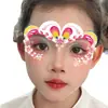 Princesa do Gelo Elsa Adesivos Pintados na Testa para Meninas Festival Infantil Performance Maquiagem Facial Tatuagem Adesivos Personalizados