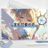 Nuevo Cuaderno A5 Sakura Brillante Azul Dorado Página a Todo Color Nuevo Diario de Dibujos Animados Anime Niña Sakura Libro de Mano