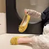 Mocasines planos estilo francés con lazo combinados con una falda, zapatos bajos de estilo de hada para mujer, nuevos mocasines de suela blanda para primavera y otoño 2026