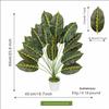 Monstera Artificial 18 Folhas Monstera Pavão Banyan Palmeira Bonsai Decoração Verde Interna Alta Simulação