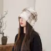 Gorro de Punto Nuevo Estilo Transfronterizo para Hombre, Gorro de Poner, Gorro de Maternidad, Gorro de Punto para Mujer, Gorro Tie-Dye Degradado, Gorro de Punto para Otoño e Invierno