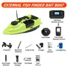 Barco Cebo Luminoso Sonda de Peces con Posicionamiento GPS y Retorno Automático Barco Cebo con Control Remoto de 500m para Alimentar y Enganchar Peces