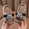 Pantuflas de EVA pisando caca sensación verano mujer caricatura linda antideslizantes interior baño suela gruesa sandalias bebé