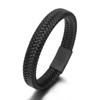 Pulseira Masculina Original Dourada Fosca Torcida Tecida à Mão Joia Europeia e Americana Aço Inoxidável Aço Titânio