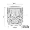 Copa de Vidrio Transparente Creativa Estilo Europeo para Bar, Whisky, Vino Extranjero, Copa para Licores Doméstica, Vaso para Licor, Copa de Una Pieza Engrosada