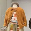 Conjunto de Cardigan de Tricô para Meninas Outono Infantil Novo 2026 Manga Longa Casual Retrô Conjunto Dopamina para Meninas Tendência