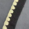Hilo de Algodón Tejido DIY Accesorios para Ropa Sombreros Bufandas Accesorios para el Cabello Ribete de Abrigo Mangas de Ganchillo Cinta de Encaje