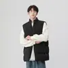 Chaqueta de Moda de Marca Nueva y Moderna de Invierno para Hombres y Mujeres, Chaleco Cómodo Grueso de Algodón con Cuello Alto para Calidez