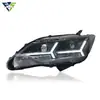 Adecuado para Camry 2015-2017 Ensamblaje de Faros Modificación Luz Diurna LED Luz de Giro Lente