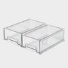 Caja de Almacenamiento Simple Tipo Cajón Apilable de Escritorio para Cosméticos y Artículos Varios Papelería de Oficina Caja Organizadora Multicapa Empujar