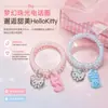 Colgante Lindo de Kt Miffy Fresa Cuerda de Teléfono Goma para el Cabello Dibujo Animado Estilo Dulce Infantil Cuerda para Cola de Cabello Accesorios para el Cabello Venta al por Mayor