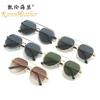 Nuevas gafas de sol con montura de sapo 9510, gafas de sol retro modernas europeas y americanas, gafas de sol casuales para conducir en el extranjero para hombres y mujeres.