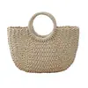Bolso de Mano con Letra al por Mayor Bolso Tejido Casual 2023 Nuevo Bolso Cruzado Pequeño Bolso de Paja para Llevar en la Mano al Aire Libre Bolso para Mujer