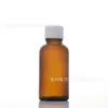 Botella de Vidrio Esmerilado Marrón para Aceite Esencial 10 ml con Tapa Grande Antirrobo, Botella Vacía a Prueba de Luz para Muestras Cosméticas