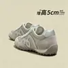 Zapatillas de entrenamiento alemanas para mujer de 5 cm de suela gruesa, que aumentan la altura, colección de otoño 2026, suela blanda, versátiles, ligeras y antideslizantes, zapatillas casuales